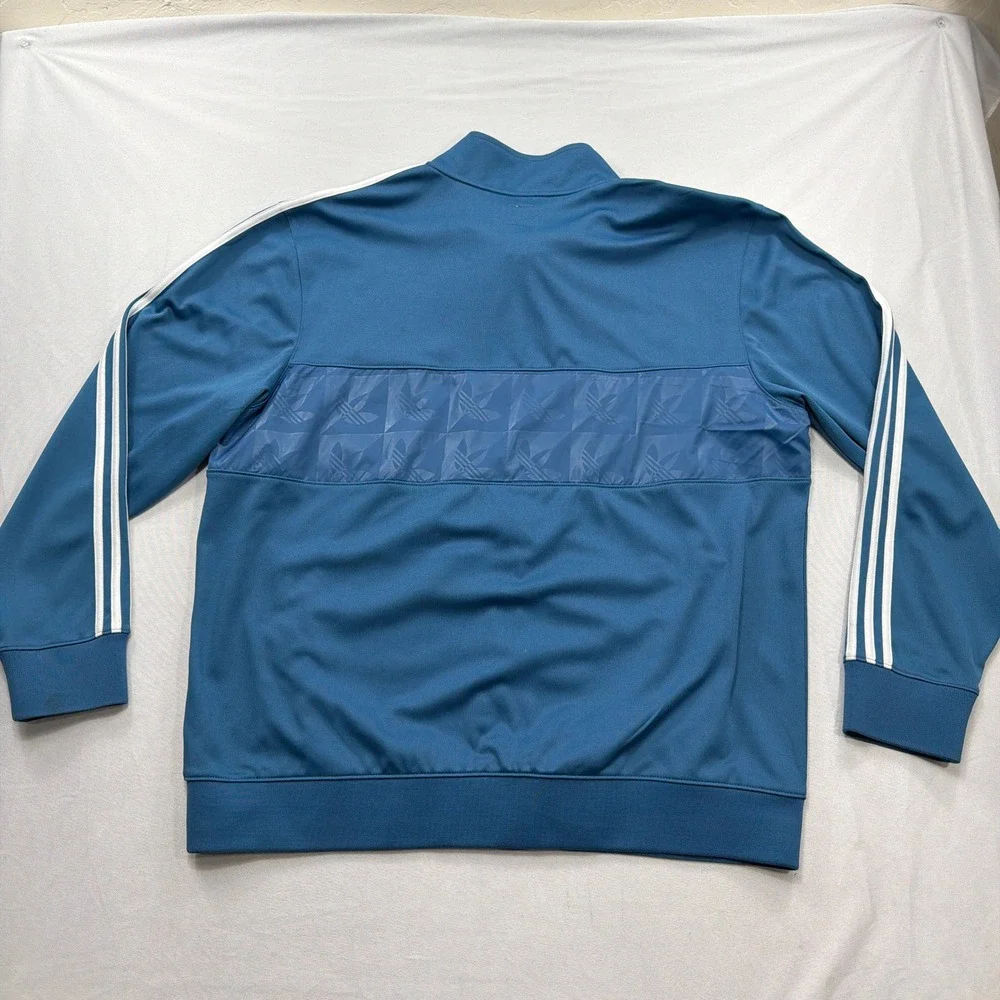 Adidas Track Jacket Seattle Sounders FC MLS Full Zip Blue Mens 2XL